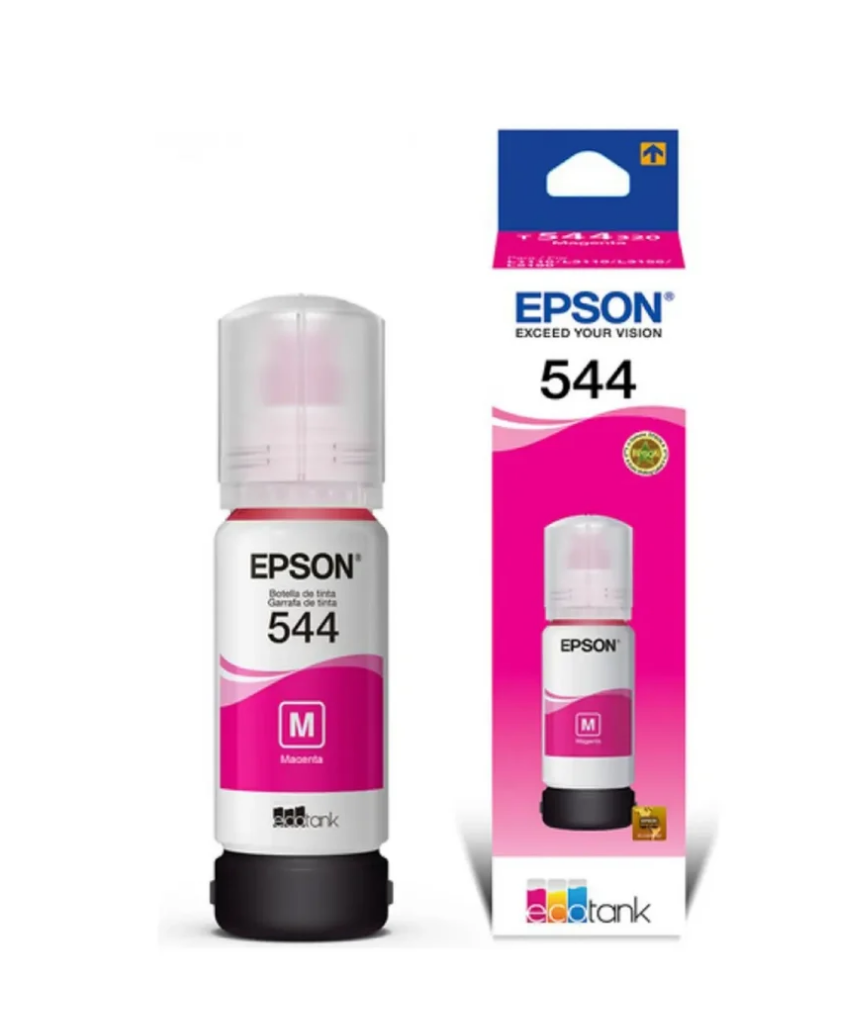 Kit 3 Garrafas de Tinta para Ecotank ciano, magenta e amarelo - Epson
