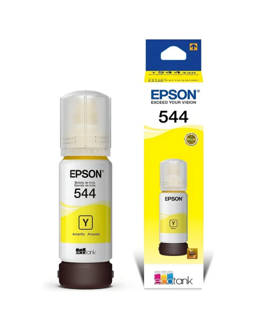 Kit 3 Garrafas de Tinta para Ecotank ciano, magenta e amarelo - Epson