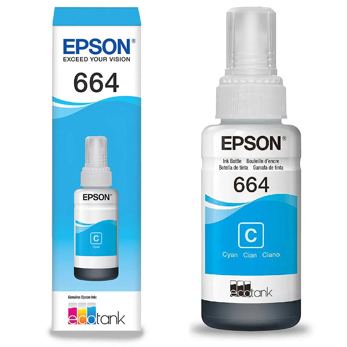 Tinta Epson 664 Original para Ecotank L110