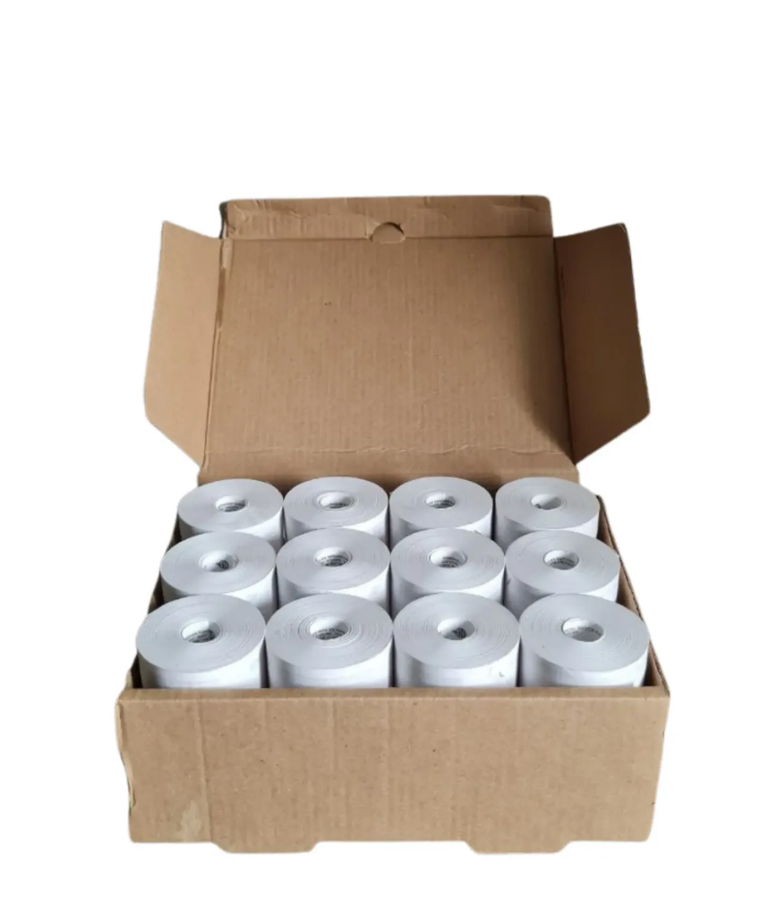Bobina Térmica 80x40 Pdv Cupom Fiscal Cx 12 Cor Branco