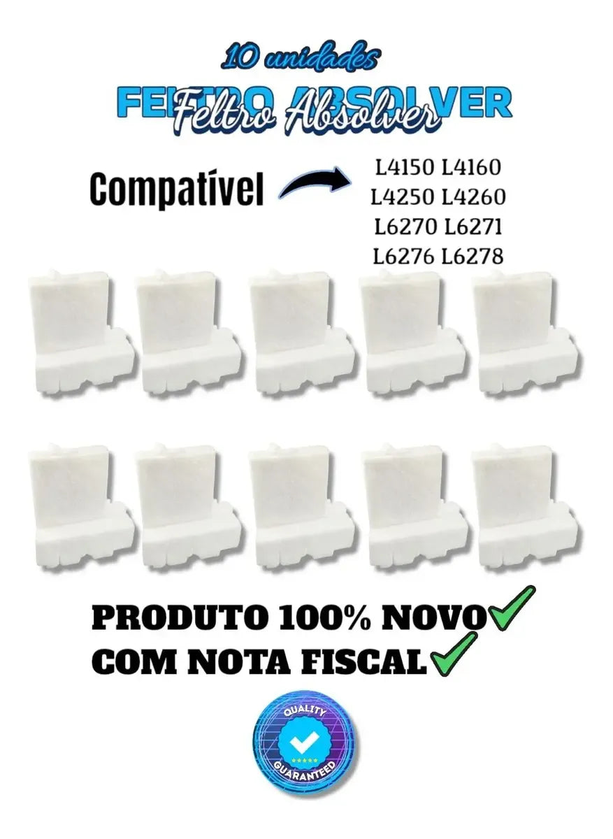 Kit 10 Almofadas Absorventes Epson L4250