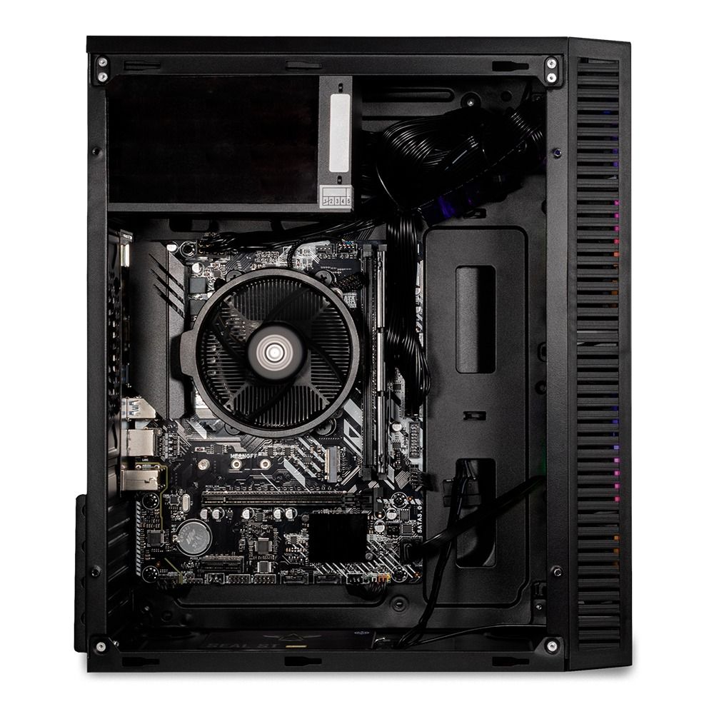 PC Completo Mancer Draco II Ryzen 3 3200G, 8GB RAM, SSD 240GB + Monitor e Kit Periféricos
