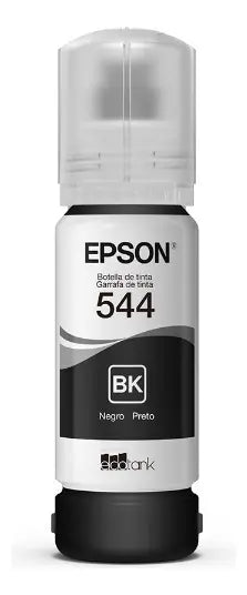 Kit 2 Garrafas de Tinta Epson T544 Para Ecotank cor Preto
