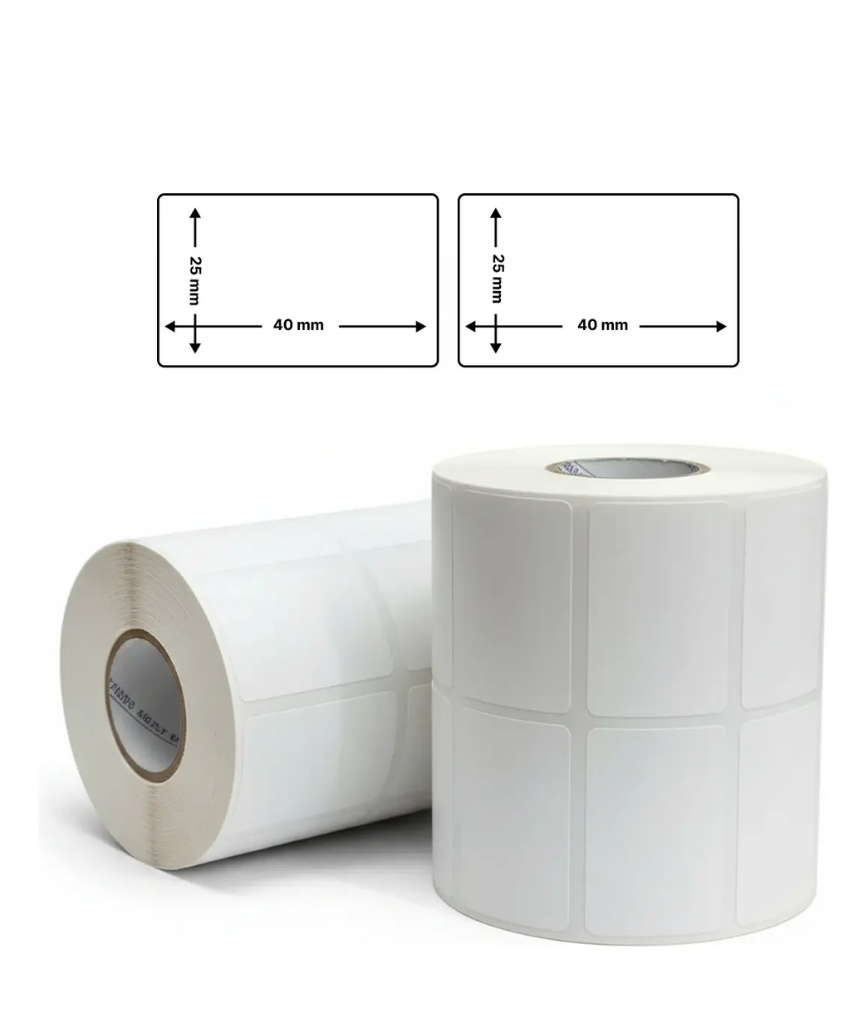 Etiqueta 40x25 2 Colunas Zebra Full Sku Preço