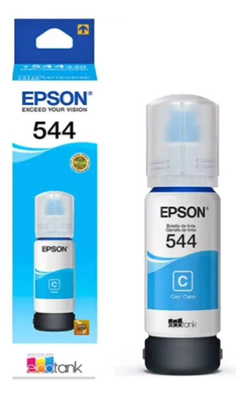 Kit Epson T544 Preto, Amarelo, Magenta, Ciano Tinta 4 Cores