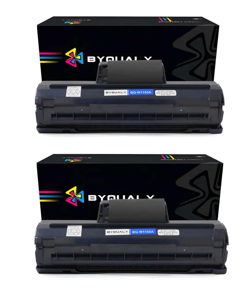 Kit 2 Toner Compatível C/ Chip 105a W1105a 107a 135w 137fnw Preto
