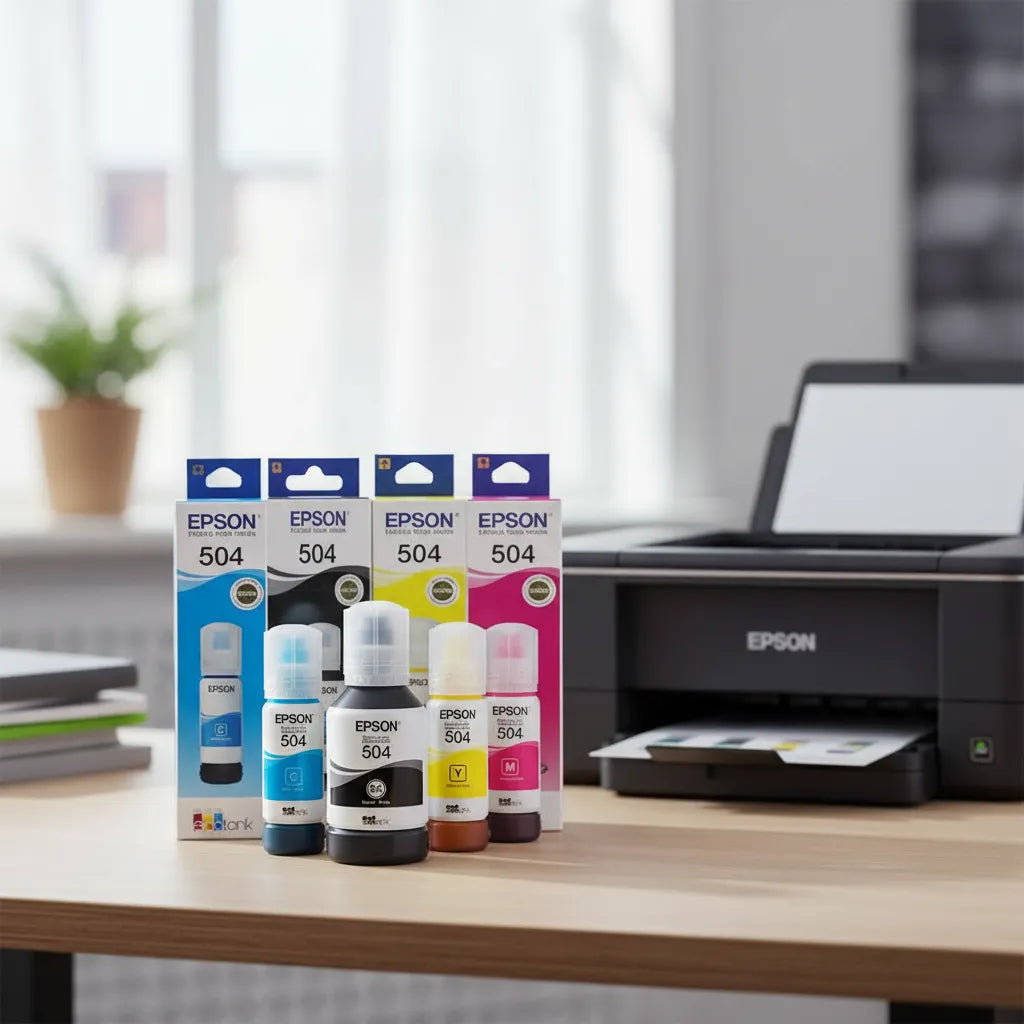 Kit Tinta Original Epson L4360 L4260 L14150 L4160 L6171 T504